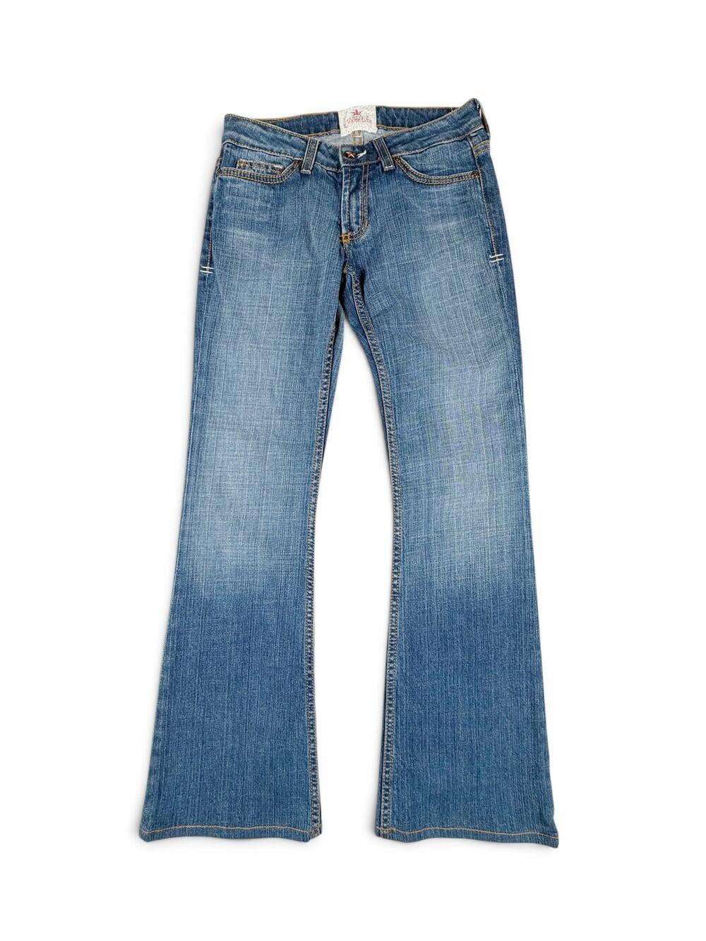 Vintage People’s Liberation Bella 21 Low Rise Bootcut Flare Jeans Star Pocket 27